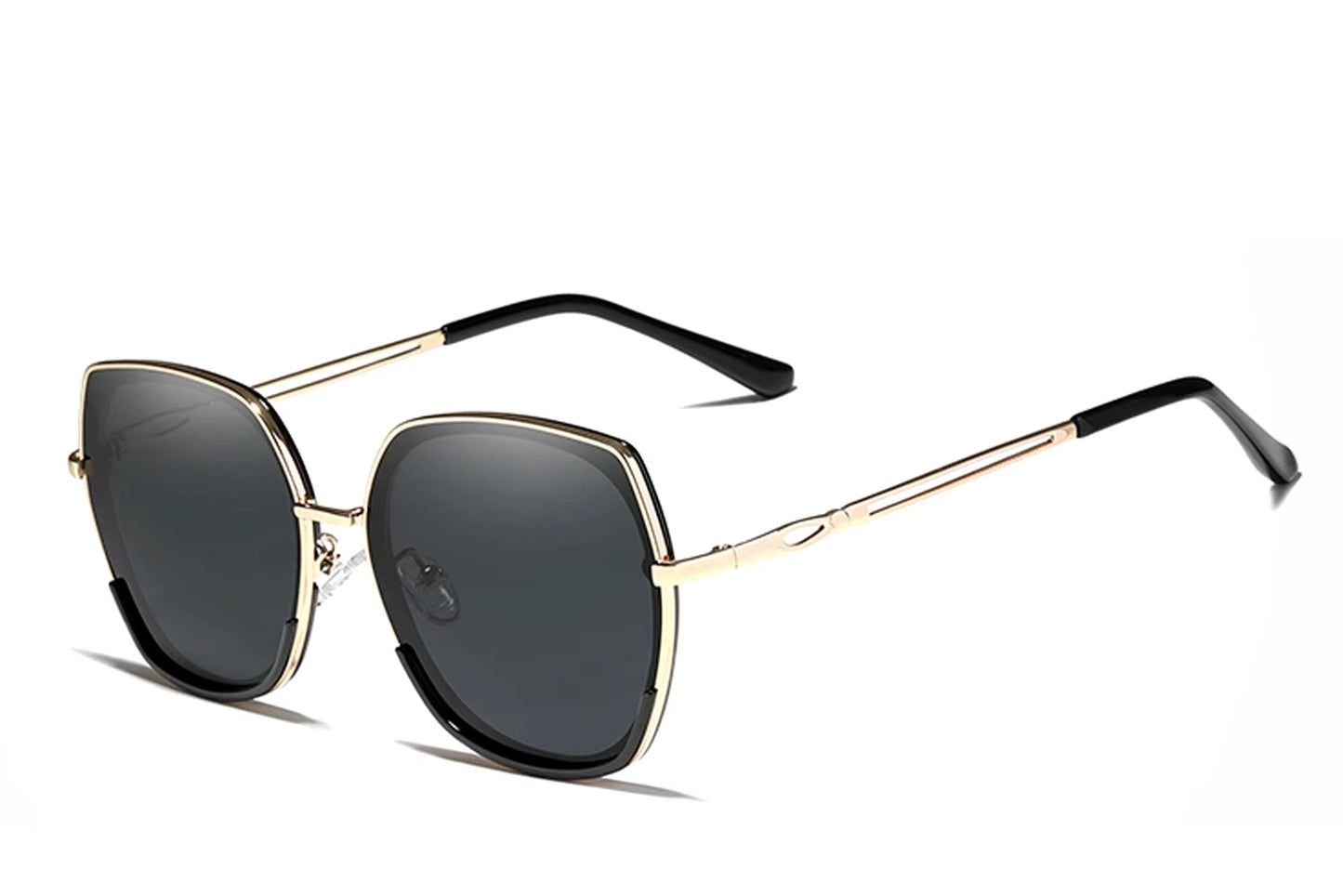 Women'S Sunglasses Gradient Polarized Lens Luxury Design Ladies Elegant Lunette De Soleil Femme