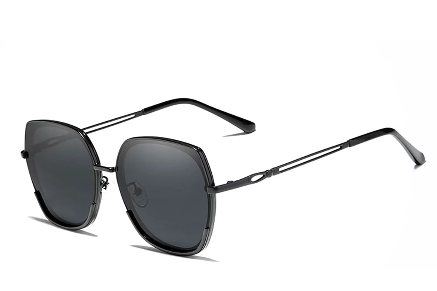 Women'S Sunglasses Gradient Polarized Lens Luxury Design Ladies Elegant Lunette De Soleil Femme